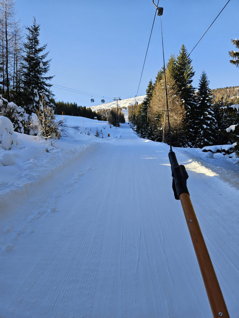 Weil es am Silverjet 2 etwas staute mit dem Branntweinerlift weiter