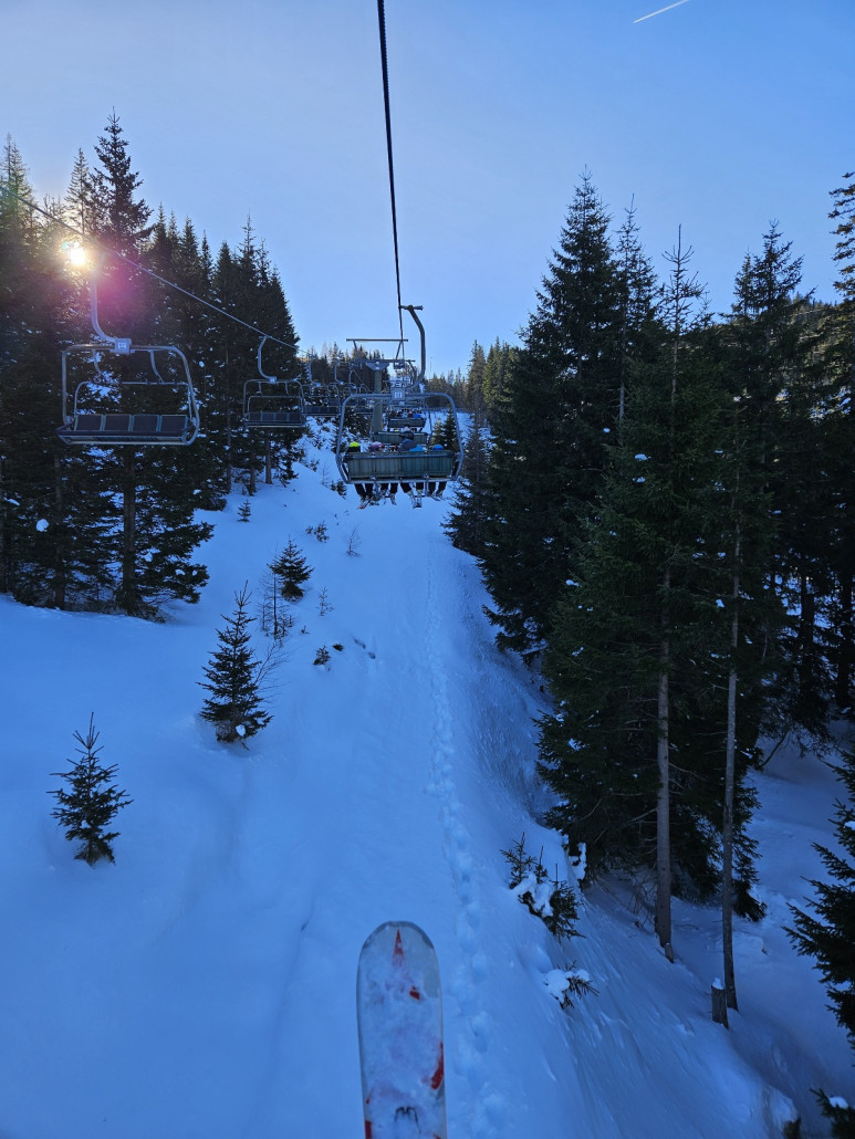 in der Königswiesenbahn, erschließt Anfängerbereich direkt an der Paßhöhe