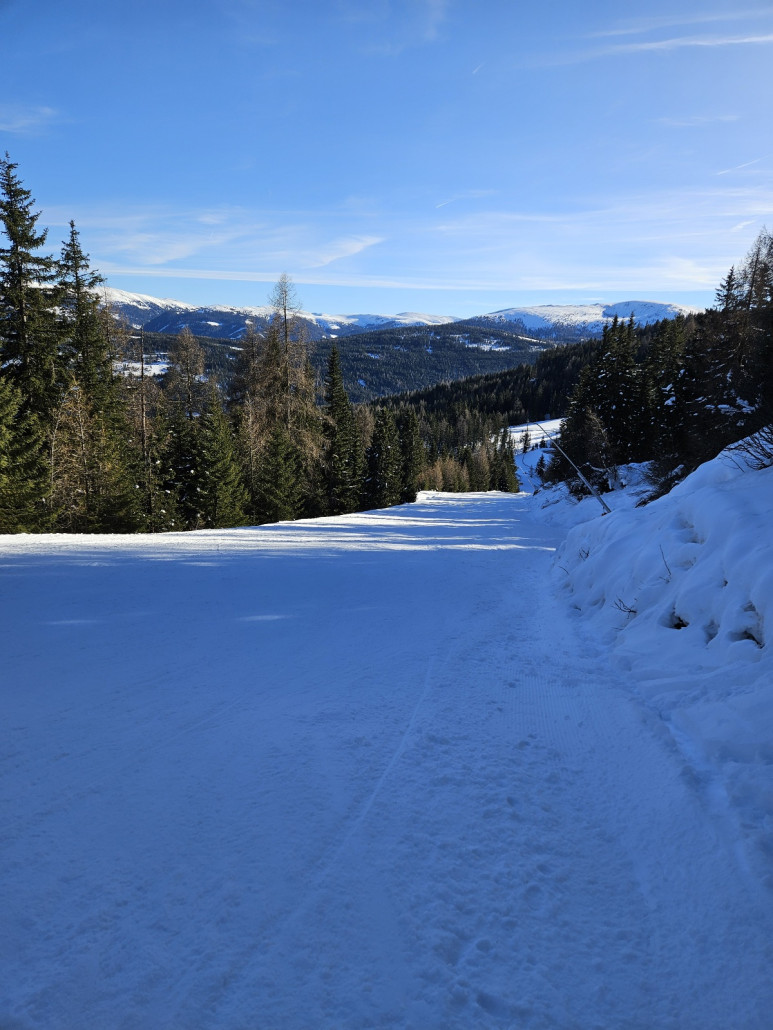 dagegen die Verbinderpiste 26 zum Silverjet sehr gut