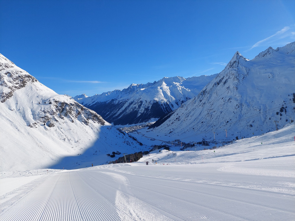 Blick über den Klein-Zeinislift nach Galtür