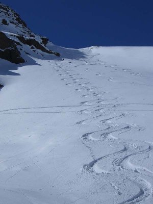 ...und der gleiche Hang nach verrichteter Arbeit von unten.