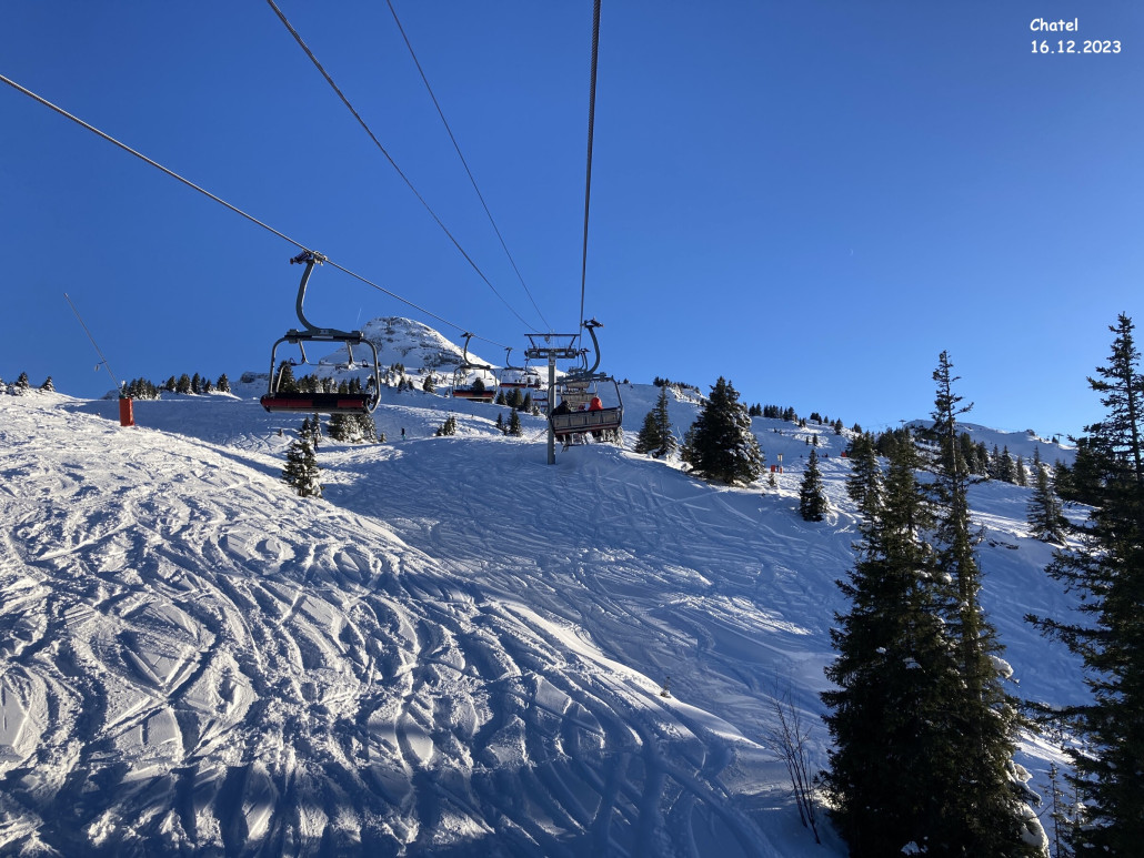 Vom sessellift Cornebois