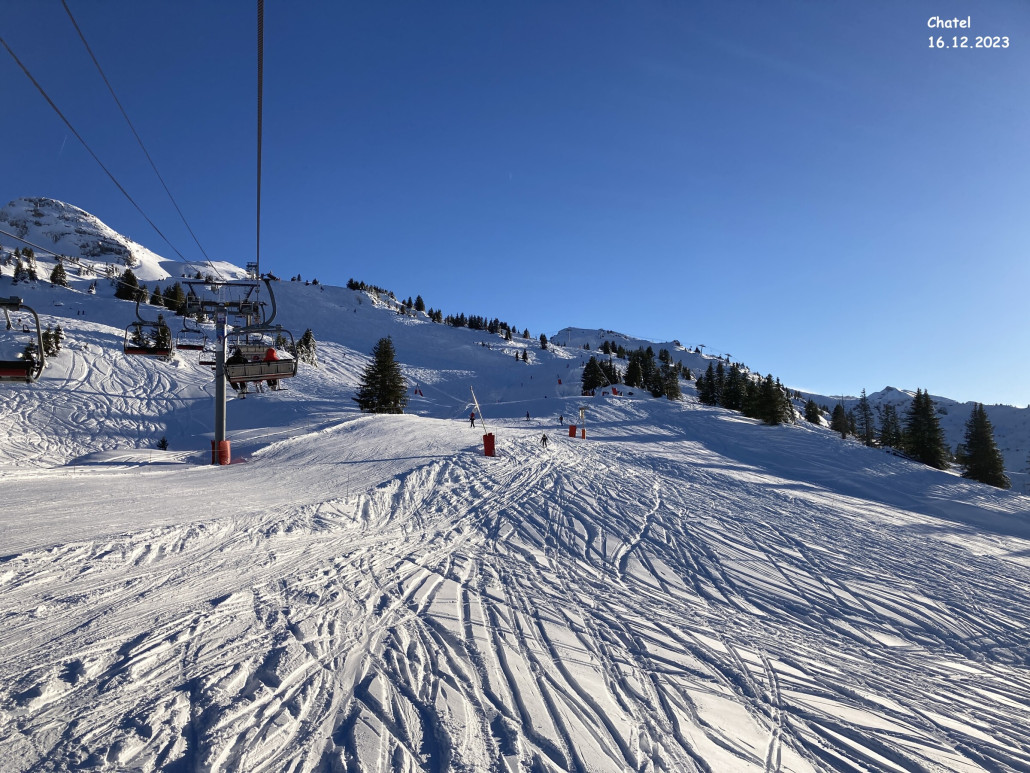 Vom sessellift Cornebois