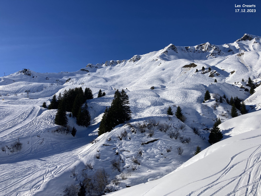 Vom sessellift Mossettes Suisse