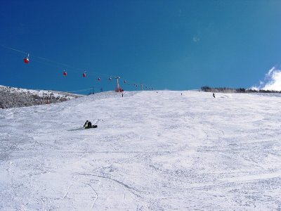 Der Mega-Steilhang von unten