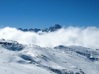 Lac Noir und Toura von oben