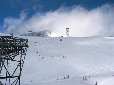 Ausfahrt Sektion 2 auf 2585 m