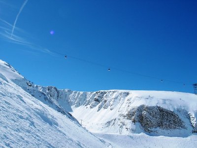 Das Ganze von der gegenüberliegenden Seite der Combe