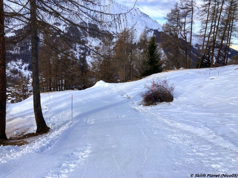 Oberer Teil der blauen Piste