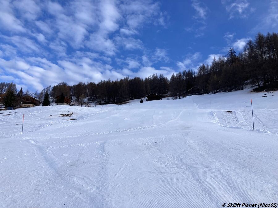 Die blaue Piste, hart aber gut