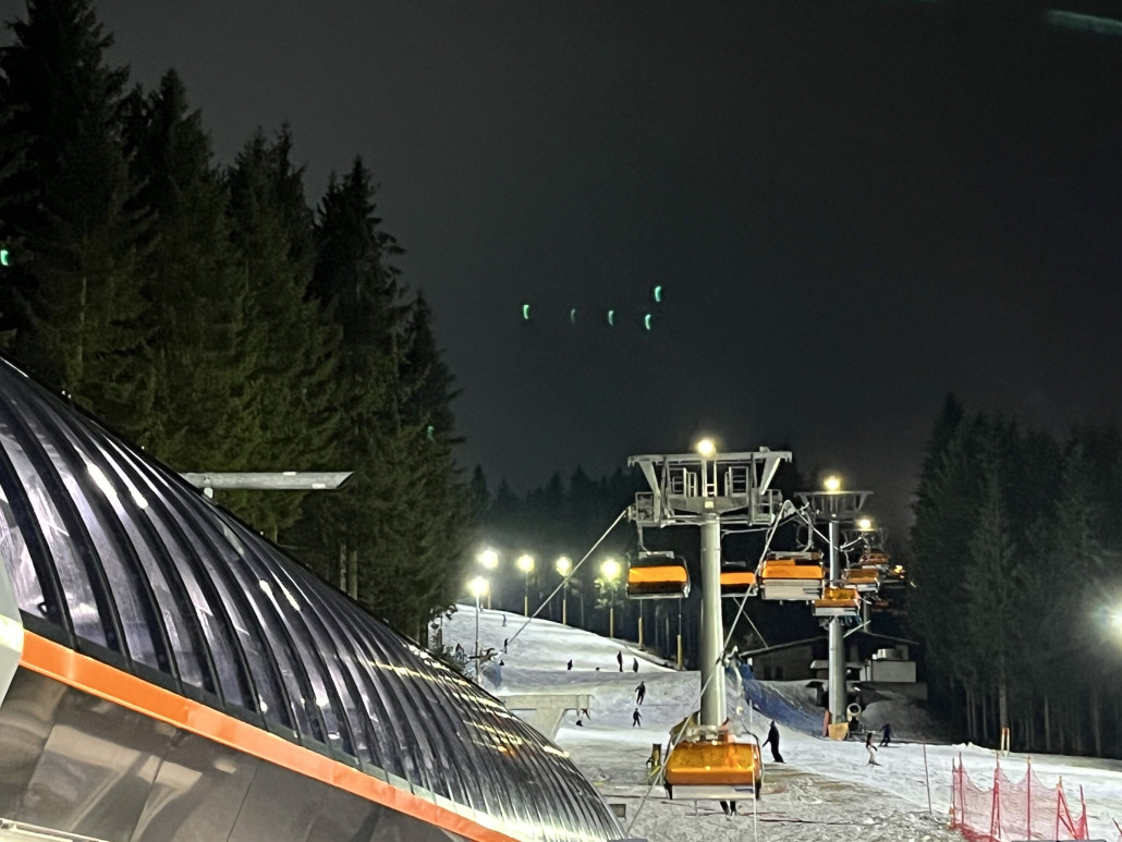 Blick vom Anstehbereich