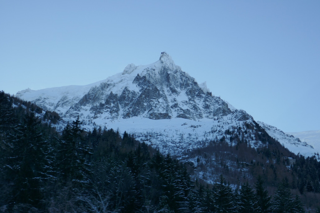 Am Brevent ist die PB schon unterwegs.