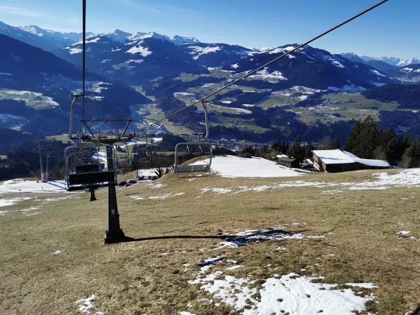 4. Natürlich fahre ich 3er Sessel.