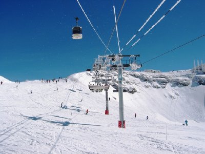 Kurz vor der Bergstation kreuzen sich 8-KSB und DMC zum zweiten Mal
