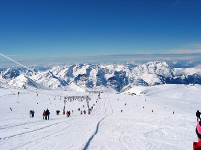 Die breiten Idealhänge am Dome du Puy-Salié.