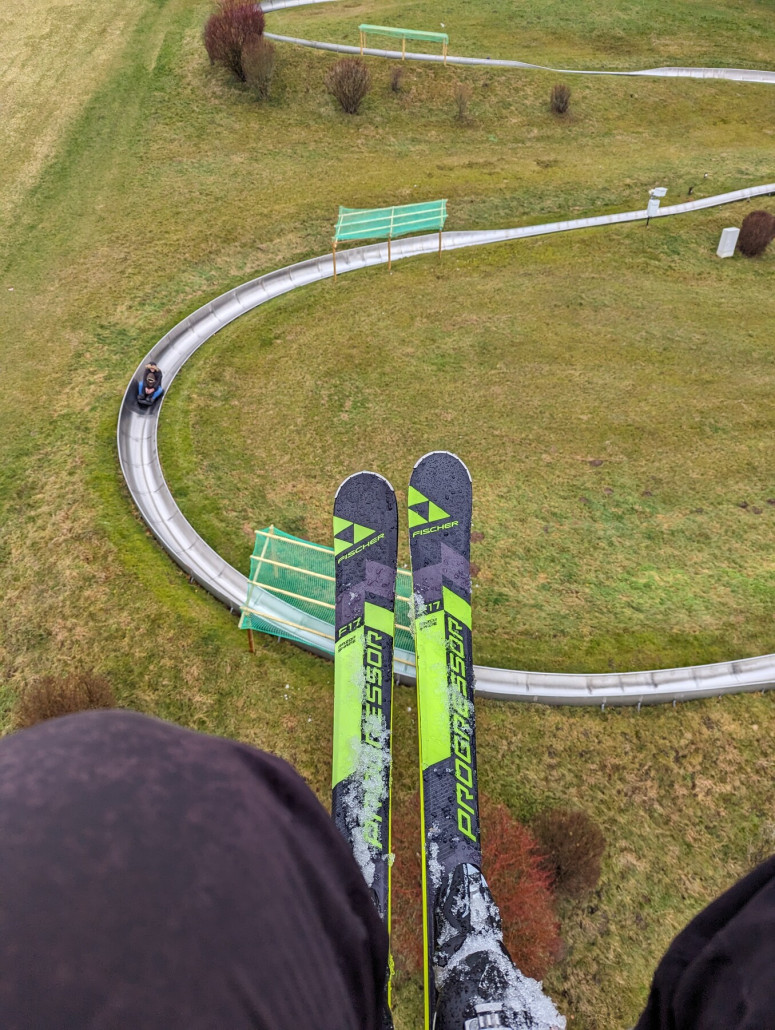 Sommerrodelbahn auch in Betrieb