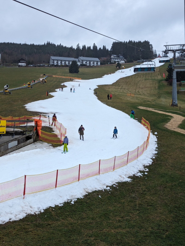 Sehr schmaler Mittelteil