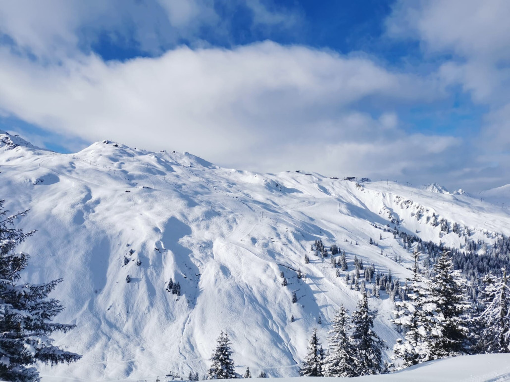 Mittags war abseits bereits alles zerfahren
