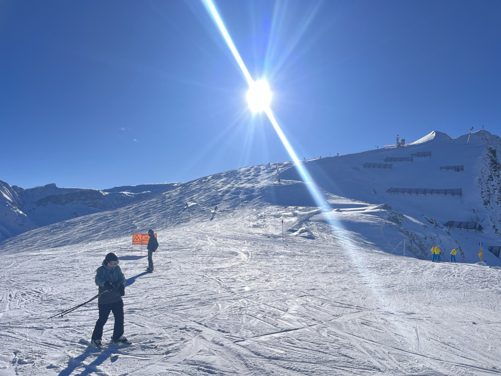 Auch ganz oben recht aufgefahren