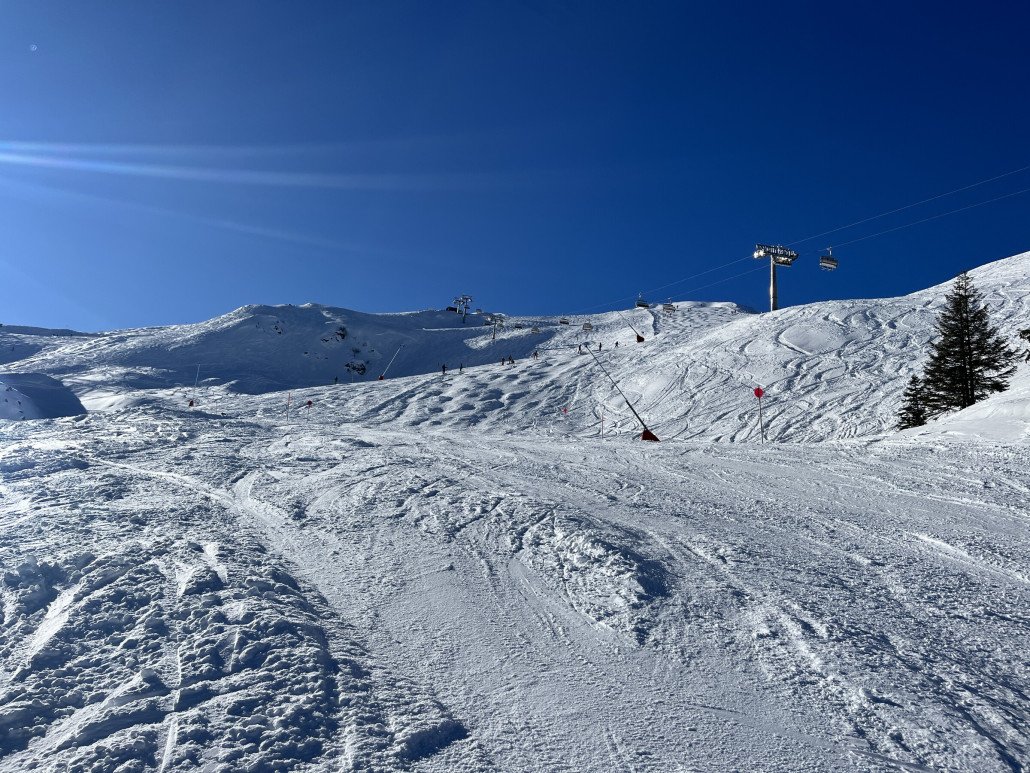 Um die Mittagszeit dann weniger los