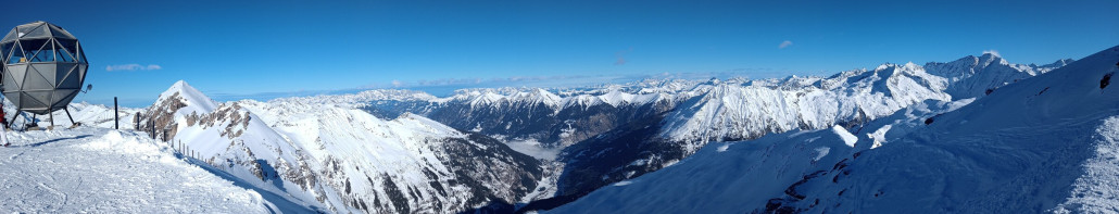 Ohne Wind ist das Panorama gleich nochmal schöner