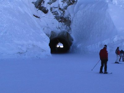 Einfahrt vom Rettenbachferner