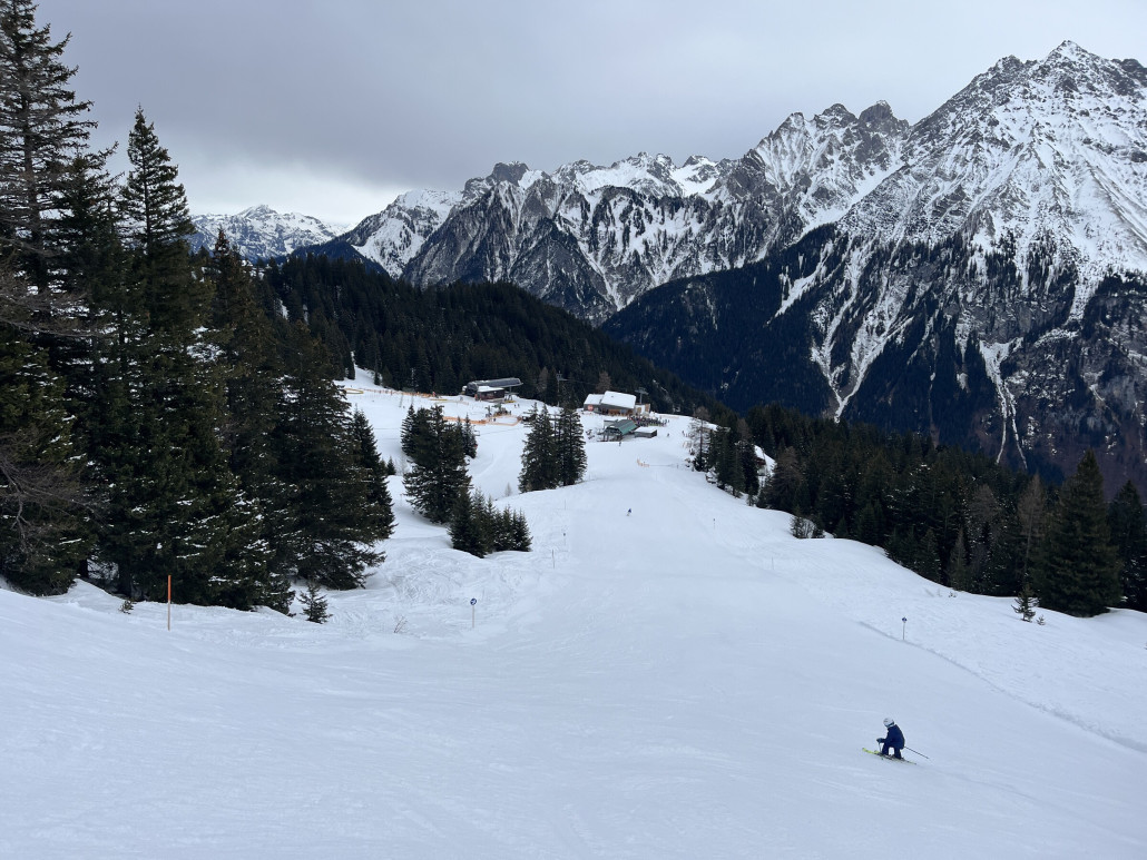 Auf der blauen 7 kurz vorm Melkboden