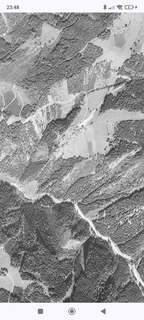 Schneise Ofner Hube (GIS Steiermark ca. 1970)