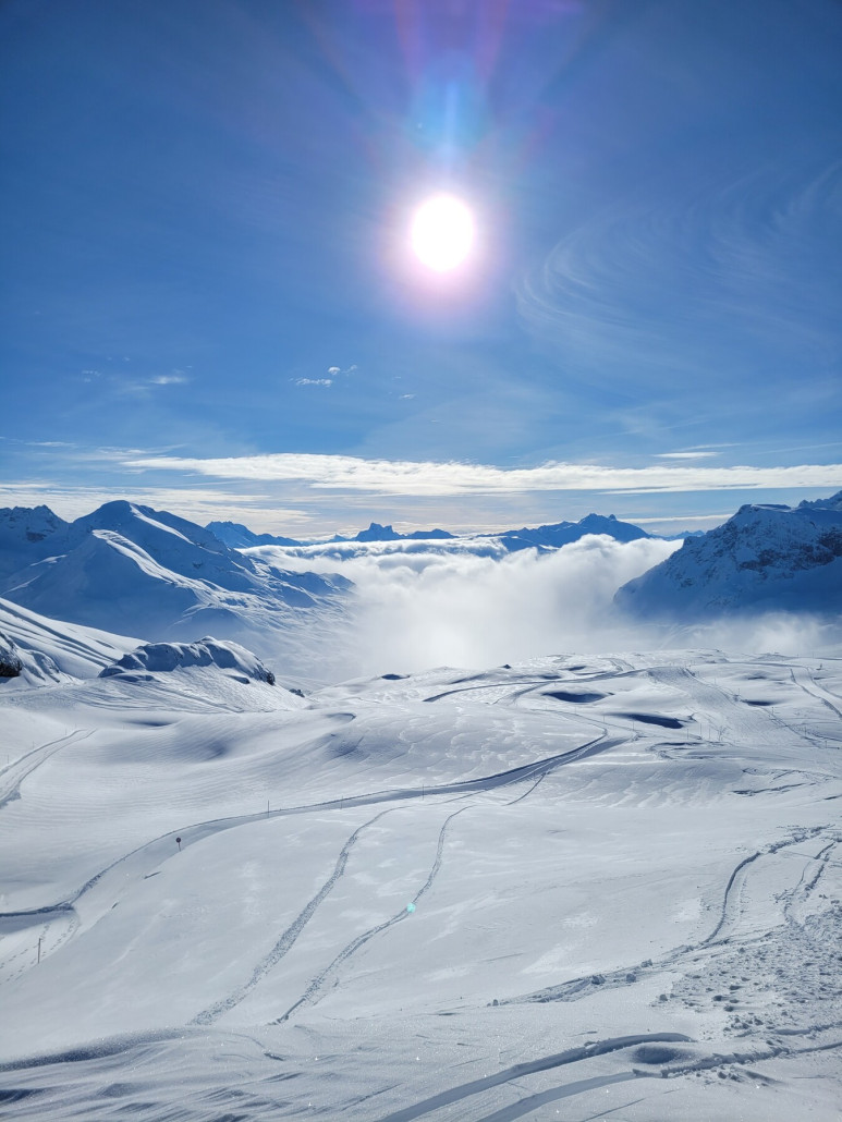 Und wieder oben am Rüfikopf