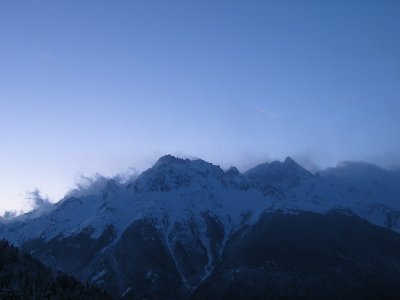 Also doch durchaus ansprechende Ausblicke - aus halber Höhe wirken die Berge oft beeindruckender!