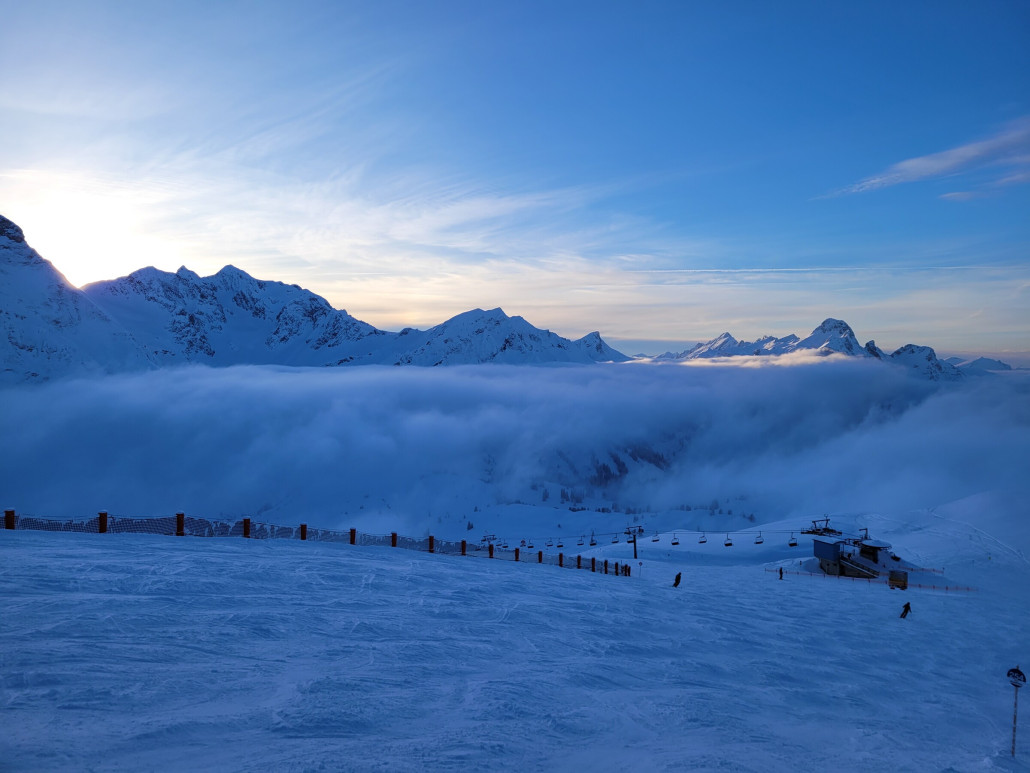 Abendstimmung in Schröcken