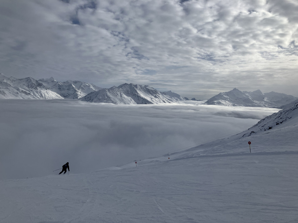 Über den Wolken auf der rote 4