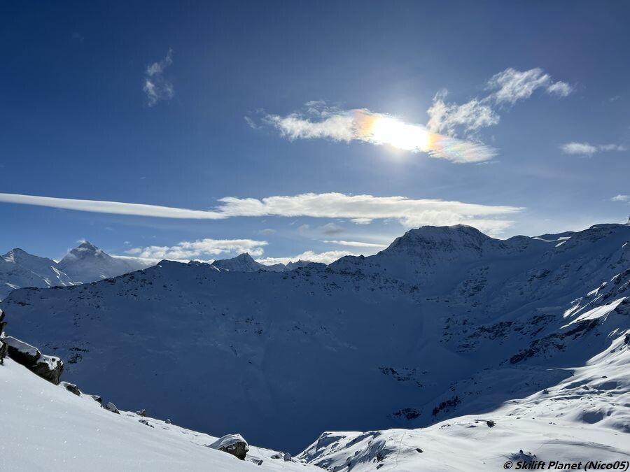 Blick auf die Dent Blanche und die Palanche de la Cretta