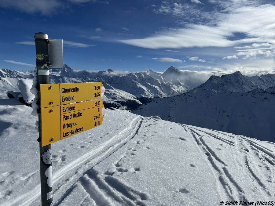 Blick von Pic d'Artzinol