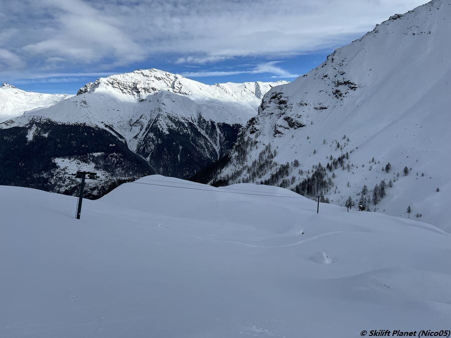 Talstation des Skilifts