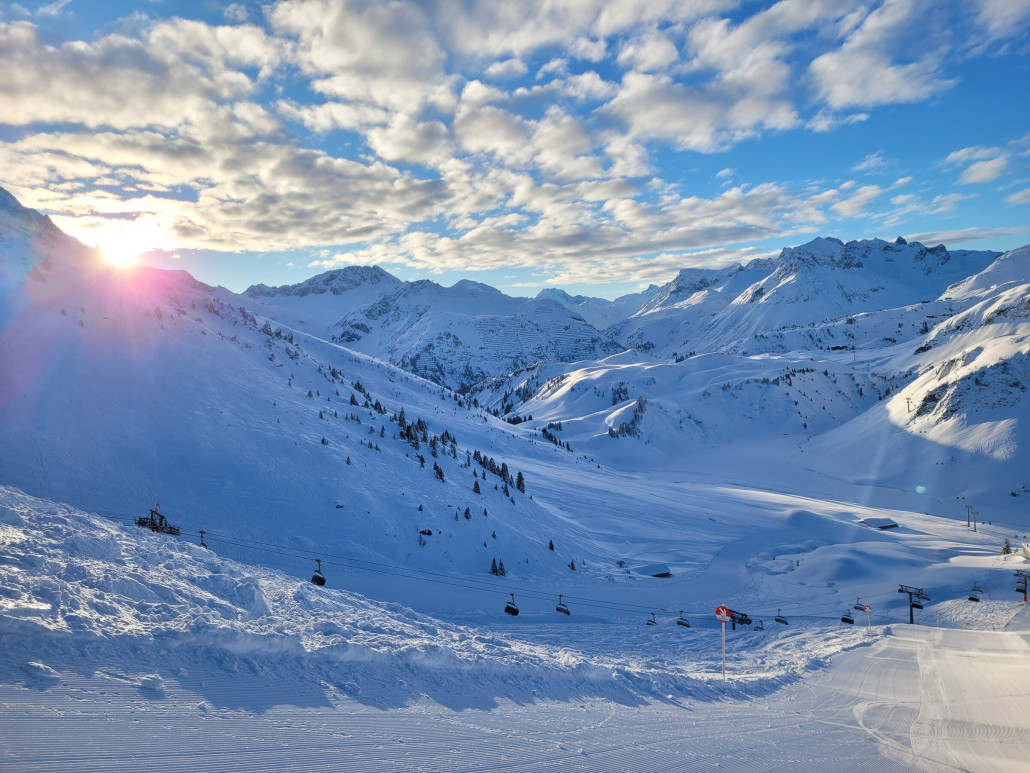 Morgens in Schröcken am Sonnen 6er