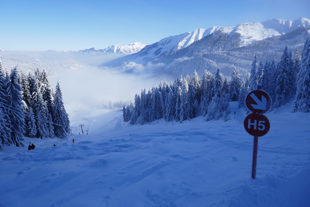 Heubergmuldelift und Piste