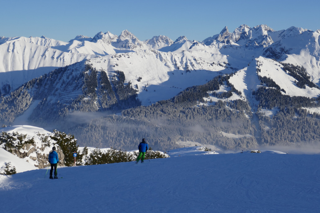 Blaue Abfahrt Gottesackerplateau