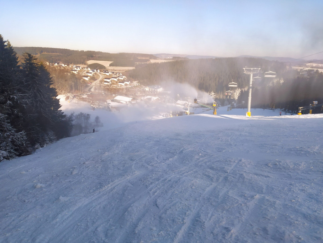 Poppenberg gesperrte Piste
