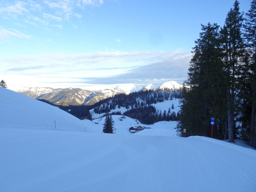 Blaue Rottenhofpiste (14a) am Angerlift.