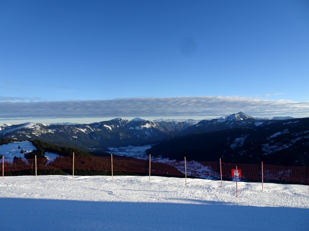 Blick ins Gosau-Tal, Oberösterreich.