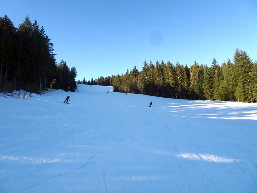 Und ganz ins Tal auf der Talabfahrt Hornspitz 1 (2e).