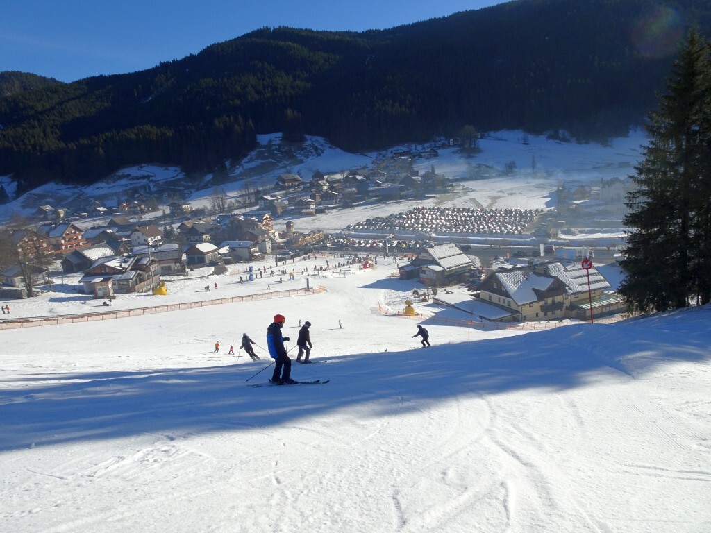 Kurz vor Gosau mit dem Fredyland.