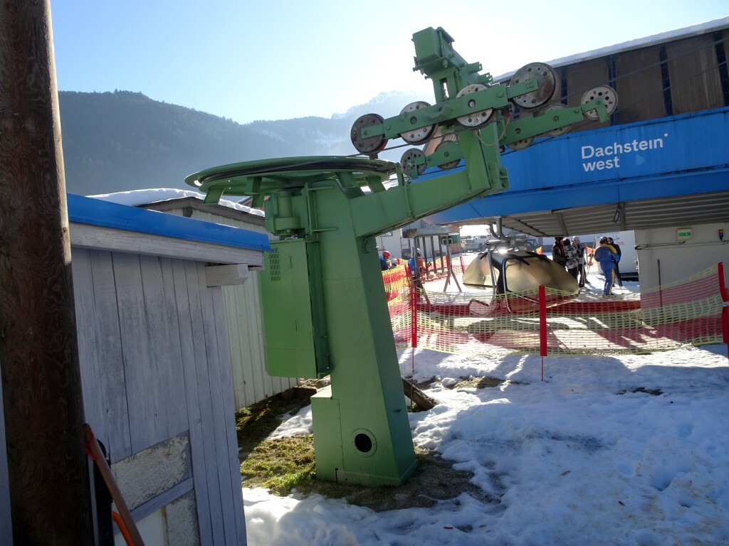 Vorher aber einmal hoch mit dem Ötscherlift, ein alter Swoboda Tellerlift.