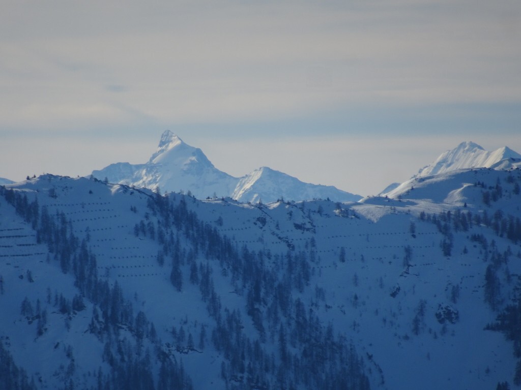 Wiesbachhorn (?) und Kitzsteinhorn.