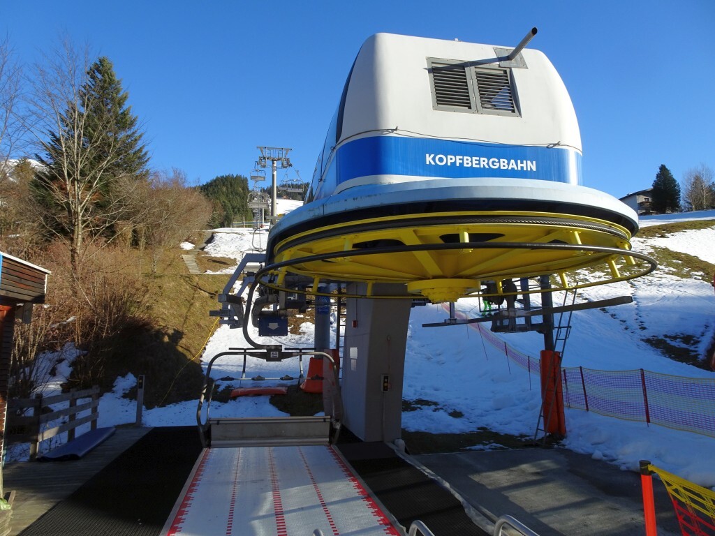 Talstation der Kopfbergbahn in Annaberg.
