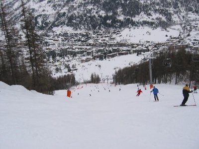 Talabfahrt &amp;quot;Casse du Boeuf&amp;quot; nach Villeneuve, rechts die 4-KSB gleichen Namens