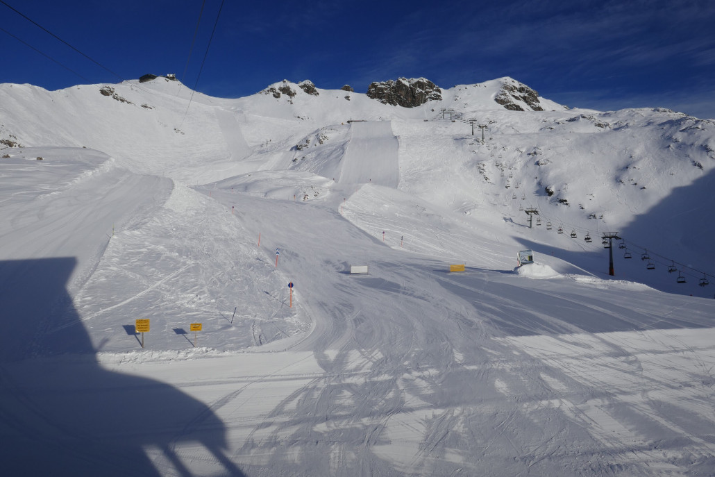 Gipfelbereich nach 2. Sektion ZUB