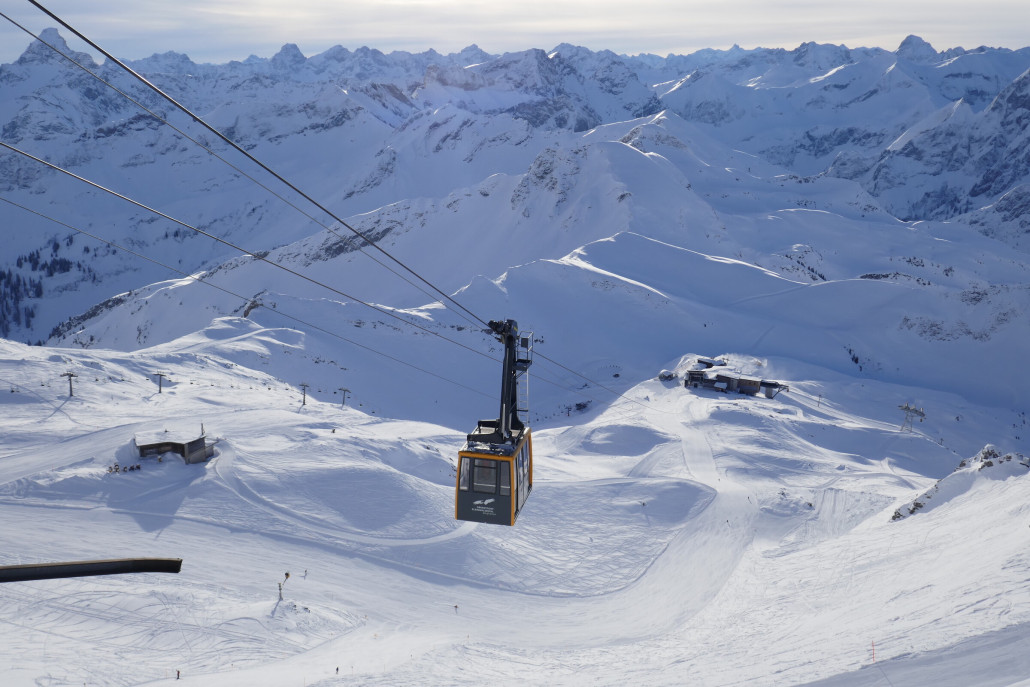 Gipfelbereich von oben