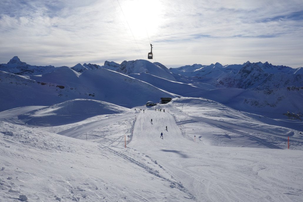 PB und Piste Gipfelmulde